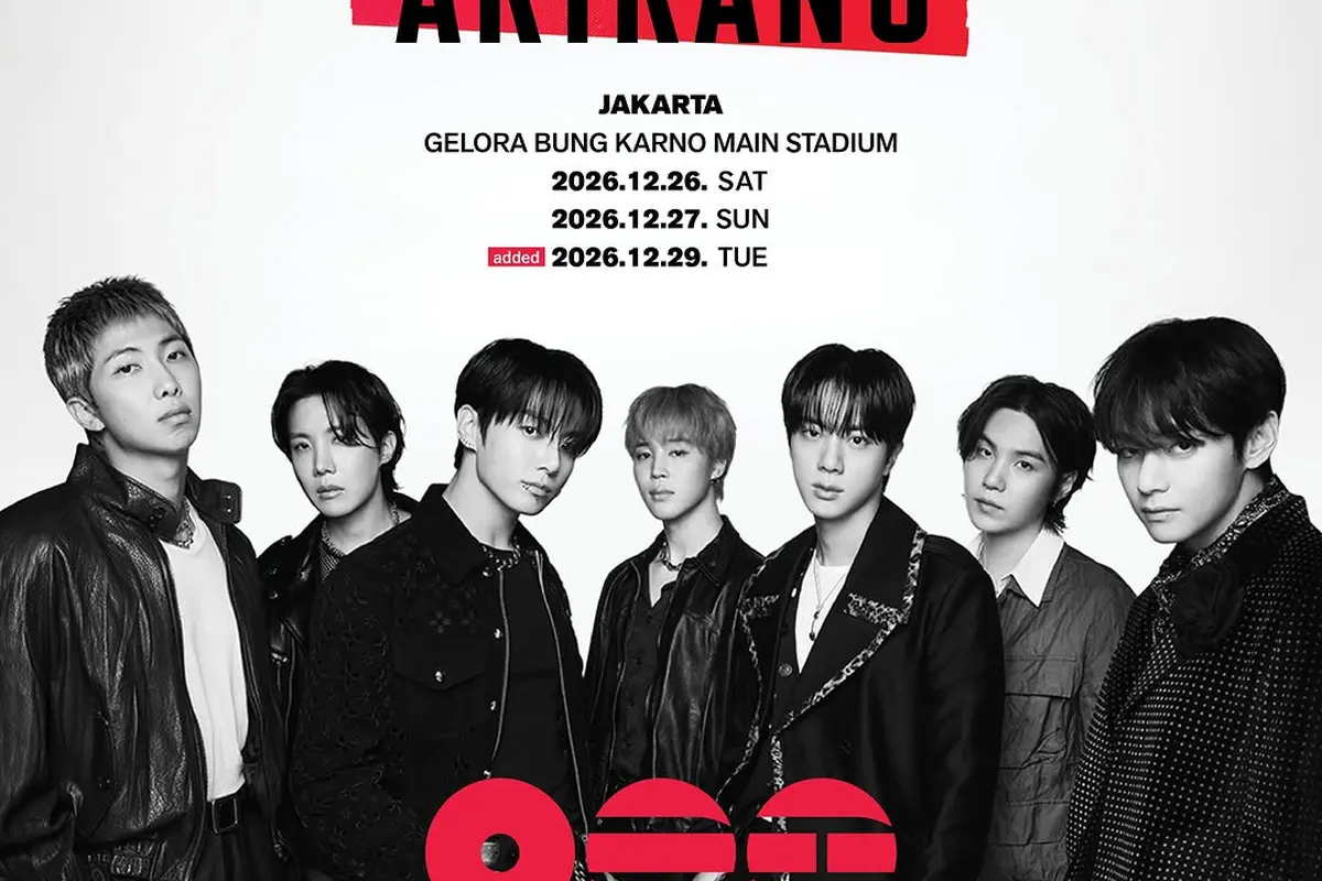 Konser BTS di Jakarta. (Instagram/ ime_indonesia)