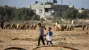 Ia juga menekankan tidak ada tempat lain di dunia yang mencatat jumlah korban anak yang begitu tinggi setiap harinya. (Eyad BABA/AFP)