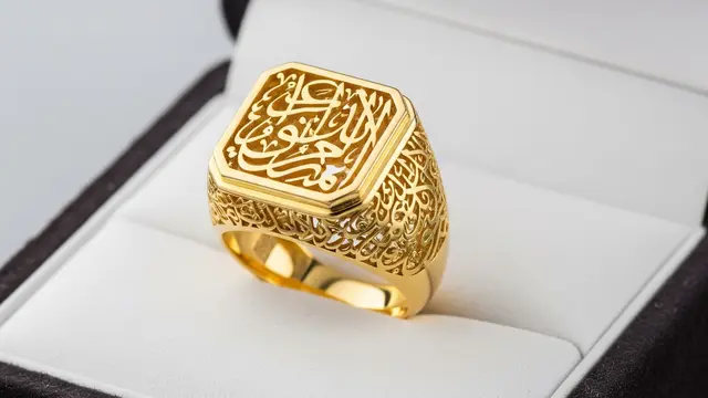 Model Cincin Emas Dubai Terbaru 2025 Model Kaligrafi Arab