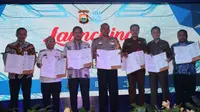 Launching tilang elektronik di Makassar (Fauzan/Liputan6.com)