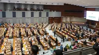 DPR menggelar rapat Paripurna ke-7 yang membuka massa sidang kedua pada Senin (13/1/2020). (Merdeka.com/ Ahda Baihaqi)