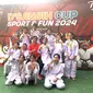 Para pemenang turnamen karate di D'Sawah Cup Sport and Fun 2024