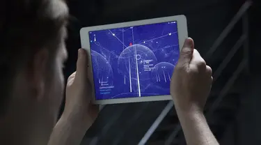 Visualiasi sinyal wireless dari Architecture of Radio ini merupakan gambaran apa yang sebenarnya terjadi di sekitar kita.