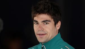 Pembalap tim F1 Aston Martin, Lance Stroll. (AFP/Martin Keep)