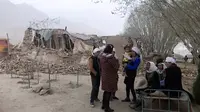 180 Rumah Ambruk Diguncang Gempa China 5,5 SR