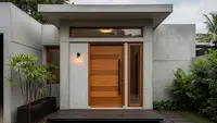 10 Model Gambar Pintu Satu Depan Rumah Minimalis, Jadi Terlihat Mewah