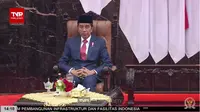 Presiden Joko Widodo (Jokowi) menghadiri Pidato Kenegaraan Presiden RI Tentang RAPBN Tahun Anggaran 2024 Beserta Nota Keuangan di Gedung MPR DPR, Jakarta.