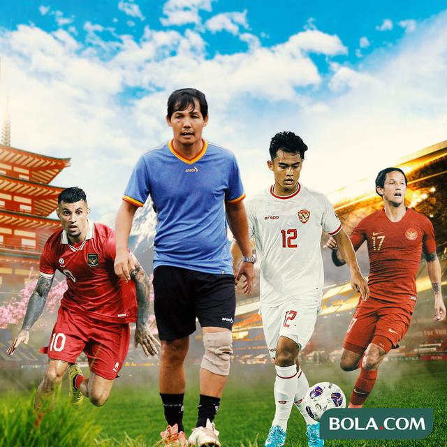 Ilustrasi - Ricky Yakobi, Pratama Arhan, Irfan Bachdim, Stefano Lilipaly, nuansa Liga Jepang