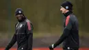 Diam-diam, keduanya bersaing memperebutkan satu tempat di lini depan Manchester United. Lukaku sempat tertekan lantaran sempat kesulitan mendapat tempat utama saat Ibrahimovic datang. (Foto: AFP/Oli Scarff)