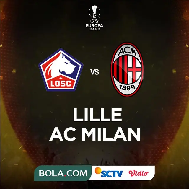 Liga Europa - Lille Vs AC Milan