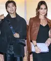Lihat di sini beberapa potret adu gaya artis pakai leather di acara Grand Opening The Coach Restaurant pertama dunia, dari Kang Min Hyuk hingga Luna Maya.