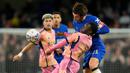 Chelsea harus bermain ekstra untuk bisa menaklukkan Leeds United dengan skor tipis 3-2. (AP Photo/Kirsty Wigglesworth)