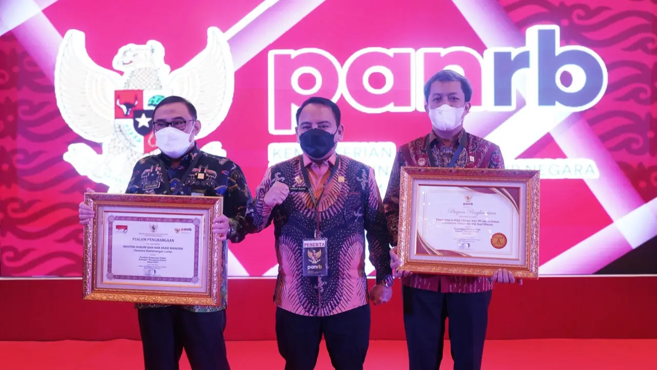 Kemenkumham raih penghargaan