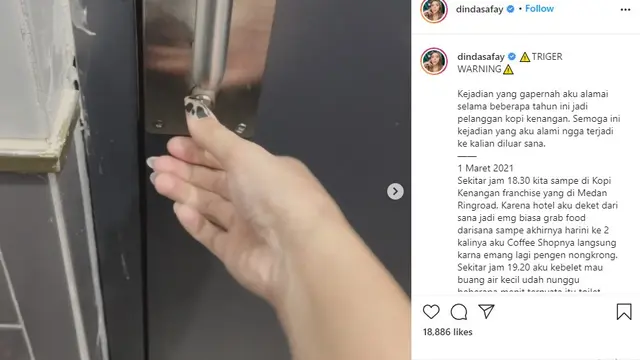 Dinda Shafay (Foto: Instagram/@dindasafay)