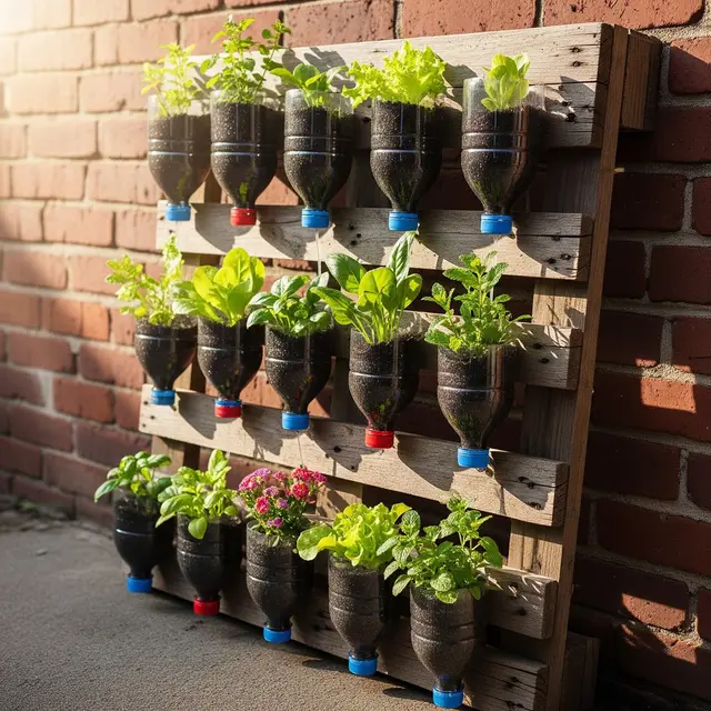 Ide Berkebun Murah Tanpa Membeli Pot Tanaman (AI Generated)