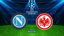 Napoli Vs Eintracht Frankfurt, Liga Champions. (Bola.com/Wiwig Prayugi)