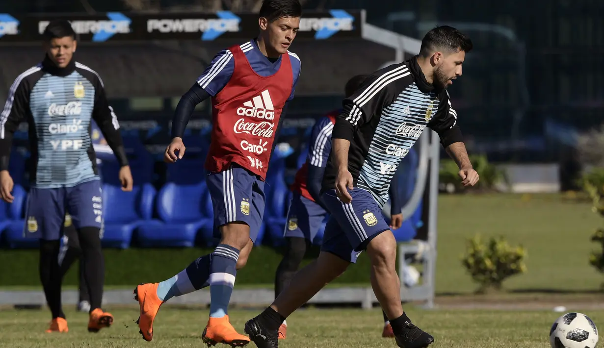 FOTO: Lionel Messi Mulai Latihan bersama Timnas Argentina