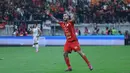 Hasil imbang di kandang sendiri membuat Persija Jakarta tetap terpaku di posisi ketiga klasemen sementara BRI Super League 2025/2026. Tampak dalam foto, ekspresi gelandang serang Persija, Emaxwell Souza De Lima saat pertandingan lanjutan BRI Super League 2025/2026 melawan Dewa United Banten FC di Jakarta International Stadium (JIS), Minggu (15/3/2026) malam WIB. (Bola.com/M Iqbal Ichsan)
