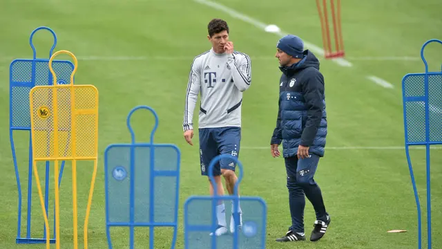 FOTO: Intip Latihan Pemain Bayern Munchen di Tengah Pandemi COVID-19