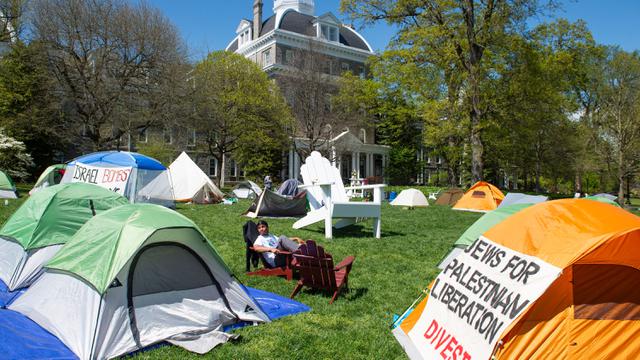 Kemah Pro Palestina Bermunculan di Kampus-Kampus AS