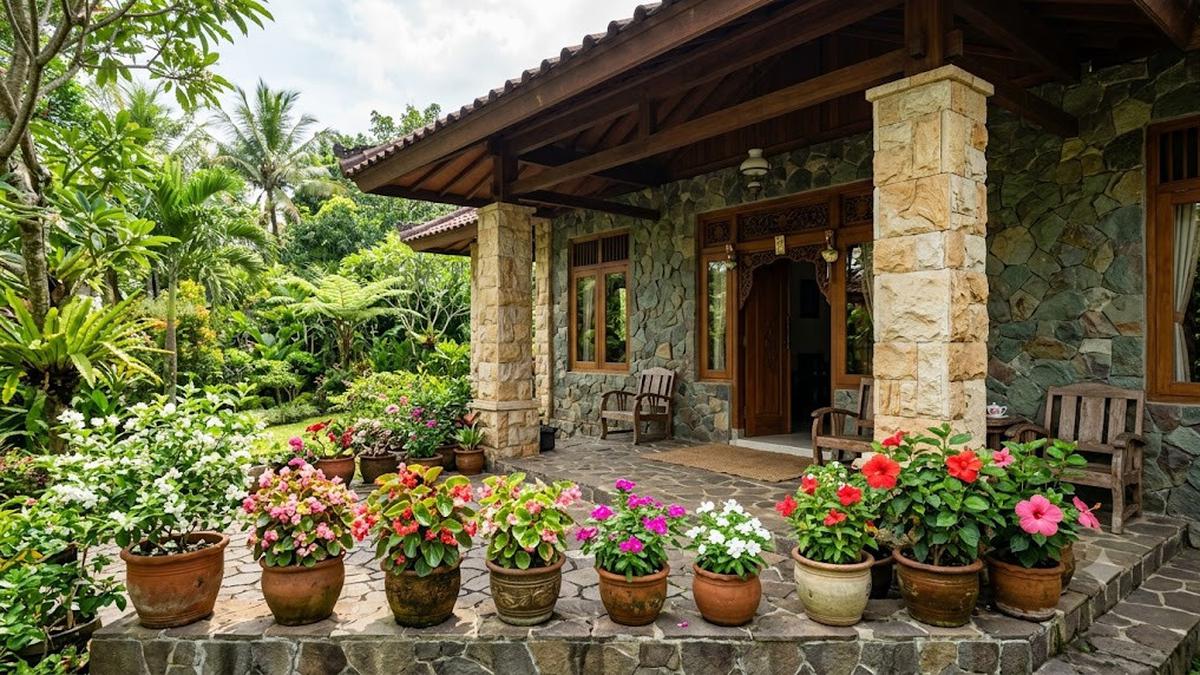 TOP 3: Inspirasi Teras Rumah Sederhana, Ide Kebun Koro Pedang dan Desain Area Cuci dan Dapur Tidak Licin