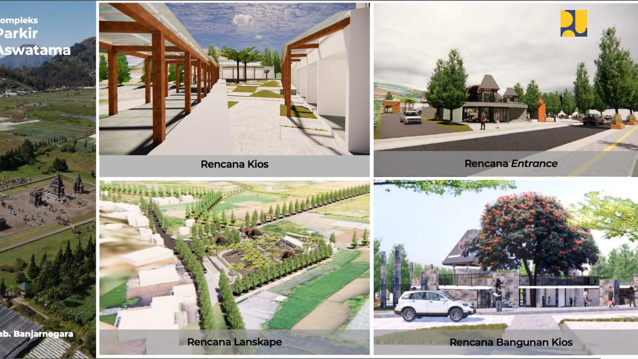 Kementerian Pekerjaan Umum dan Perumahan Rakyat (PUPR) akan menata kawasan wisata dataran tinggi Dieng di Kabupaten Wonosobo dan Banjarnegara