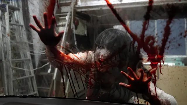 FOTO: Rumah Hantu Drive-In di Tengah Pandemi COVID-19