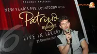 Yuk, Rayakan Malam Tahun Baru Bareng Patrizio Buanne