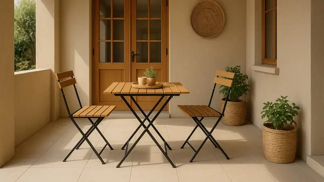 Model Teras Samping Bergaya Mezze