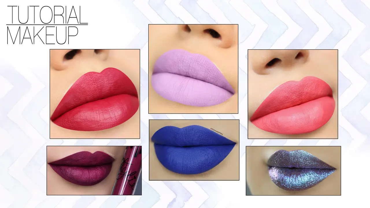 Tutorial Makeup: Colorful Lipstik? Why Not!