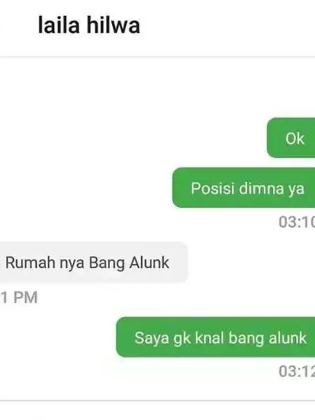 8 Chat Absurd Penumpang ke Ojol yang Malah Buat Bingung Ini Kocak