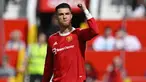 Ya, dengan sumbangan satu golnya ke gawang Brentford pada Selasa (3/5/2022) dini hari WIB Cristiano Ronaldo sukses melewati raihan gol Son Heung-min bahkan Mohamed Salah. Striker Manchester United itu mengungguli keduanya dalam raihan gol kandang musim ini. (AFP/Paul Ellis)