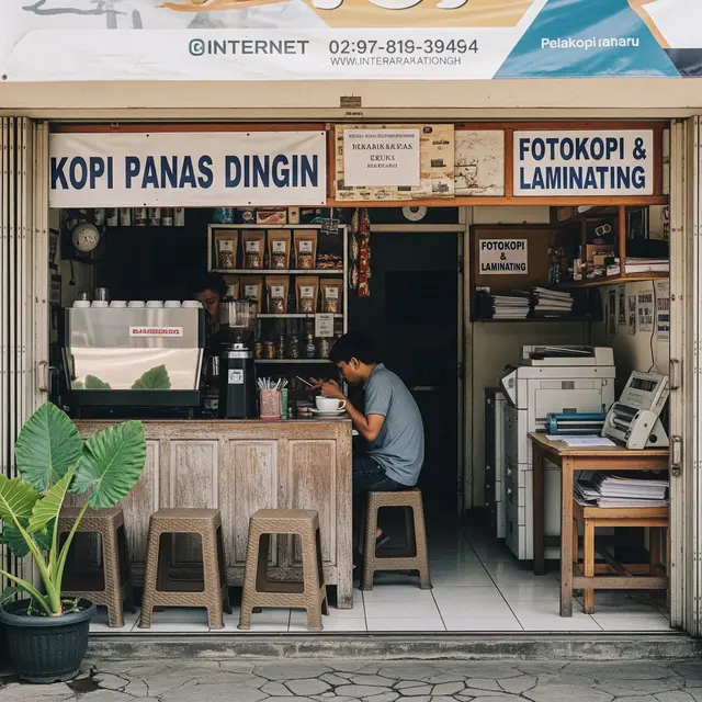9 Model Warung Kecil dengan Kombinasi 2 Usaha, Inspirasi Jualan Serba Praktis