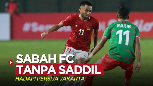 Berita video menurut Pelatih Ong Kim Swee, kekuatan Sabah FC akan berkurang sedikit tanpa kehadiran Saddil Ramdani saat menghadapi Persija Jakarta dalam laga persahabatan.