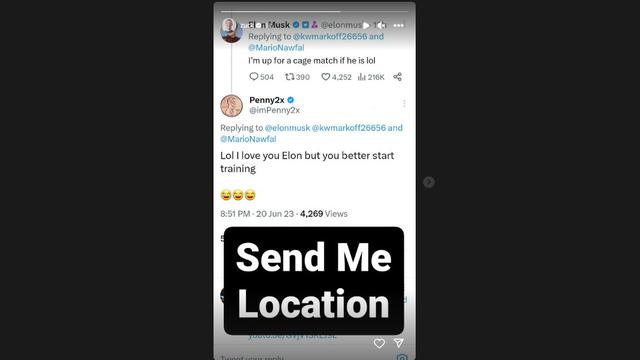 Tangkapan layar Mark Zuckerberg terima tantangan adu jotos dengan Elon Musk di ring (Sumber: Instagram/zuck)