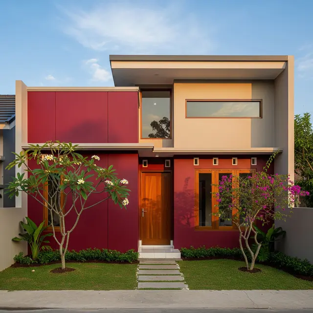 15 Kombinasi Warna Cat Rumah Sederhana Tapi Tampak Mewah