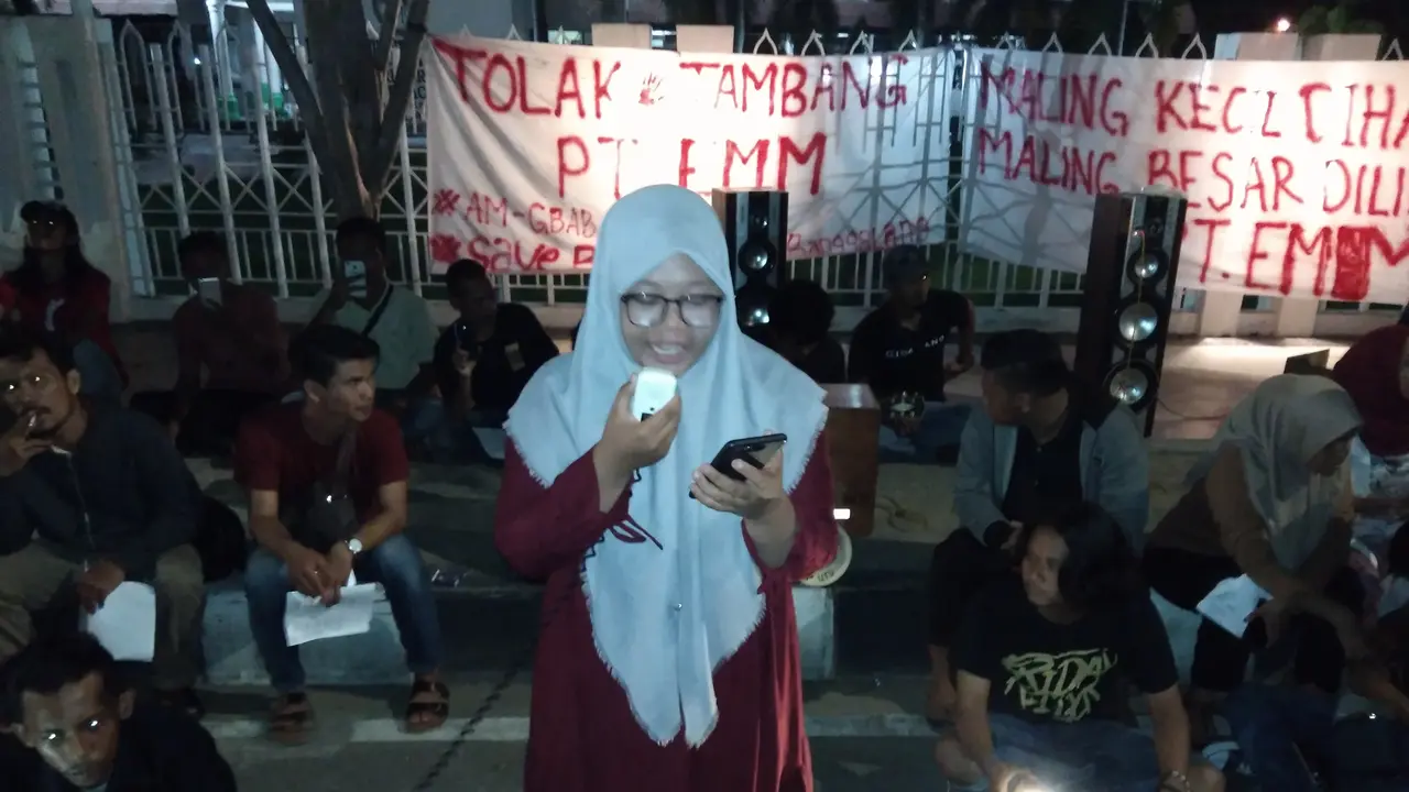 Aksi Tolak Tambang di Aceh