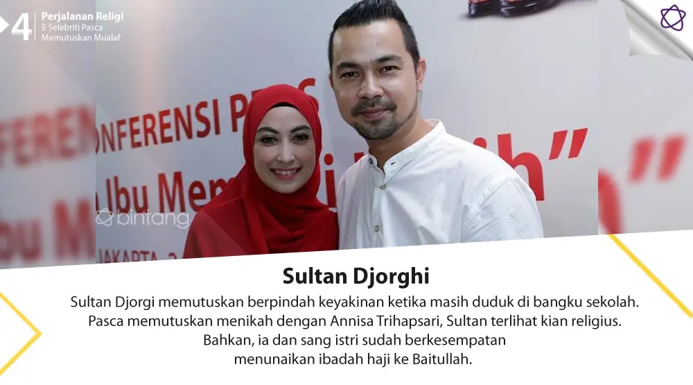 Perjalanan Religi 5 Selebriti Pasca Memutuskan Mualaf. (Foto: Galih W. Satria/doc. Bintang.com, Desain: Nurman Abdul Hakim/Bintang.com)