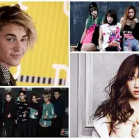 Justin Bieber, EXID, EXO dan Taeyeon (Bintang Pictures)
