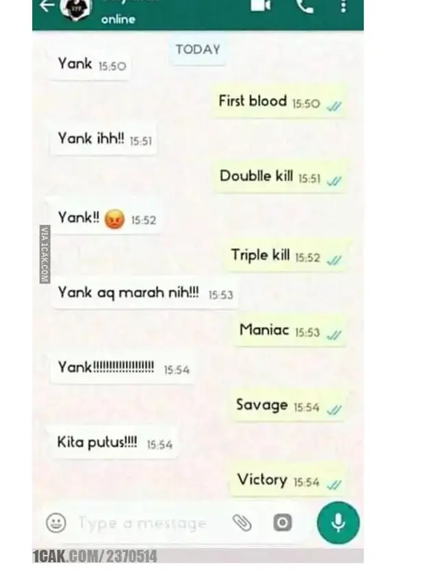 10 Chat Netizen Minta Putus dengan Pacar Ini Penuh Drama