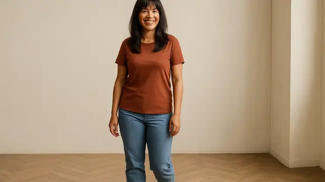 Model Rambut Layer Panjang Berponi Wajah Bulat untuk Usia 30 Tahun/via ChatGPT