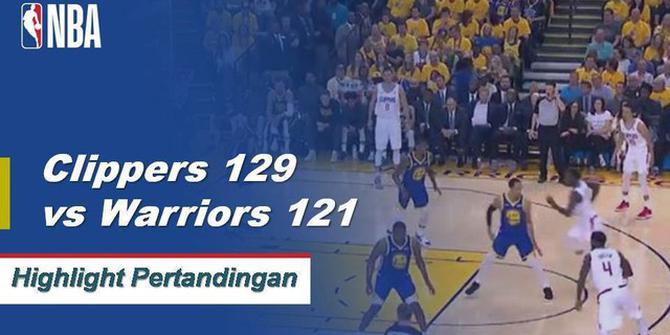 Cuplikan Pertandingan NBA : Clippers 129 vs Warriors 121