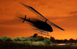 Ilustrasi helikopter jatuh. (Istimewa)