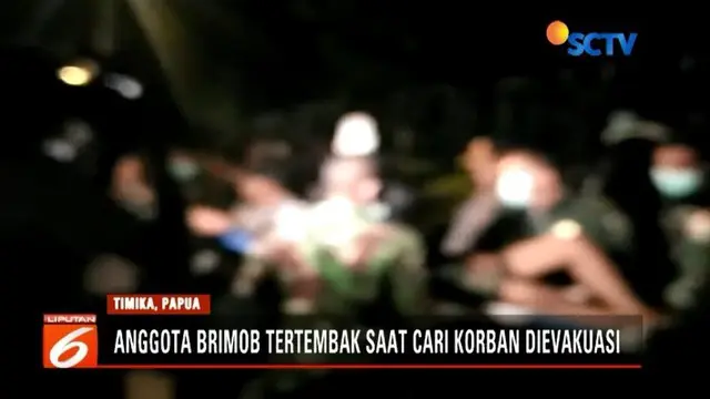 Video Amatir Rekam Anggota Brimob Dievakuasi Akibat Tertembak KKB Papua