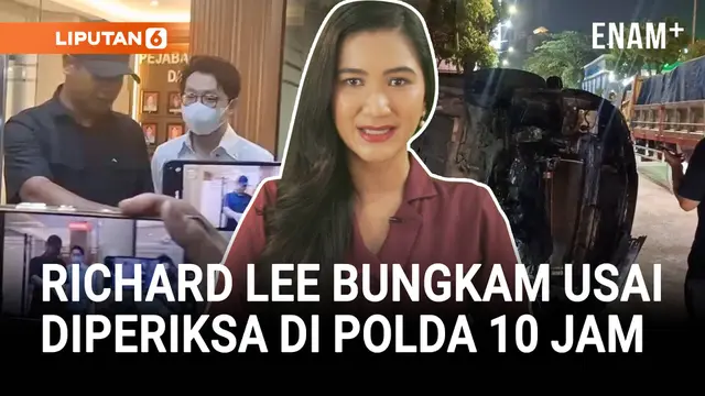 Richard Lee Diperiksa Lebih dari 10 Jam | Mobil SUV Terguling dan Tabrak Separator Busway