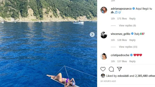 Liburan Mewah, Georgina Rodriguez Berpose Bak Putri Duyung