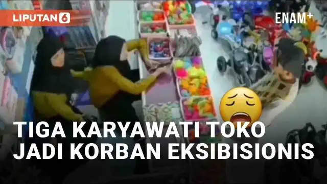 Aksi eksibisionis atau pamer alat kelamin di tempat umum kembali terjadi. Kali ini tiga karyawan toko mainan di Kendari, Sulawesi Tenggara jadi korban. Peristiwa terekam CCTV berawal dari pelaku pria yang datang ke toko.