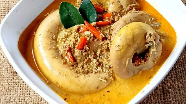 cara buat gulai tambusu khas rumah makan Padang.