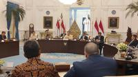 Prabowo mengumpulkan para pengusaha besar di Istana. (Foto: Istimewa)