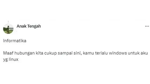 6 Cuitan Kocak Cara Putusin Pacar Ala Jurusan Kuliah, Bikin Tak Habis Pikir